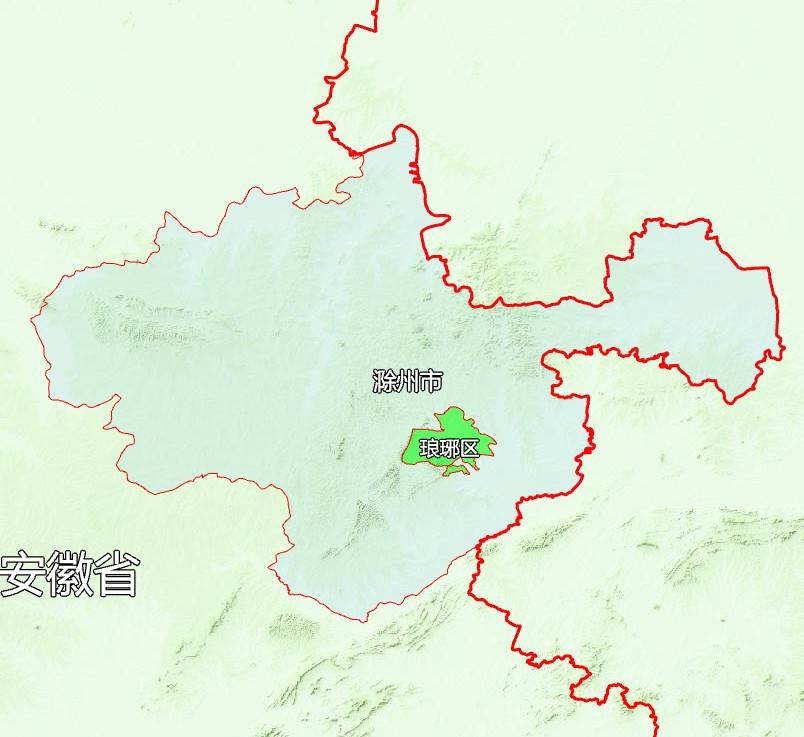 9张地形图,快速了解安徽省滁州各市辖区县市_手机搜狐网
