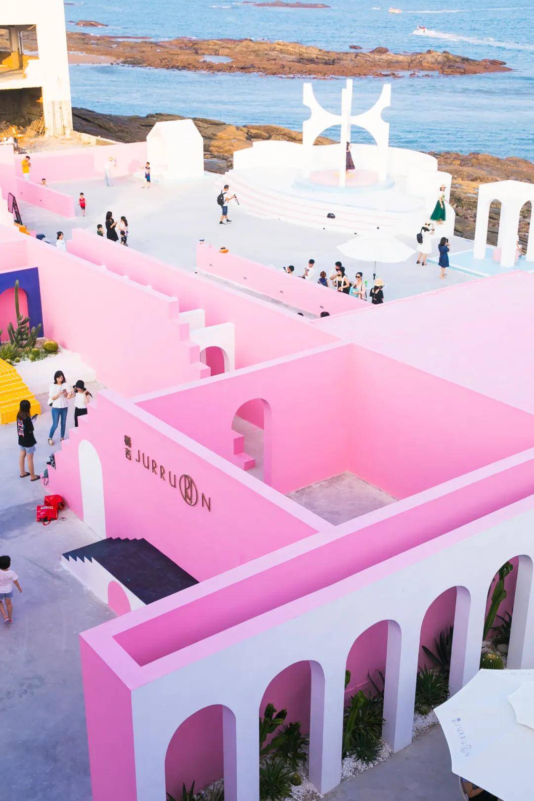 泉州新晋拍照打卡地梦幻粉色城堡无敌海景美到不像话