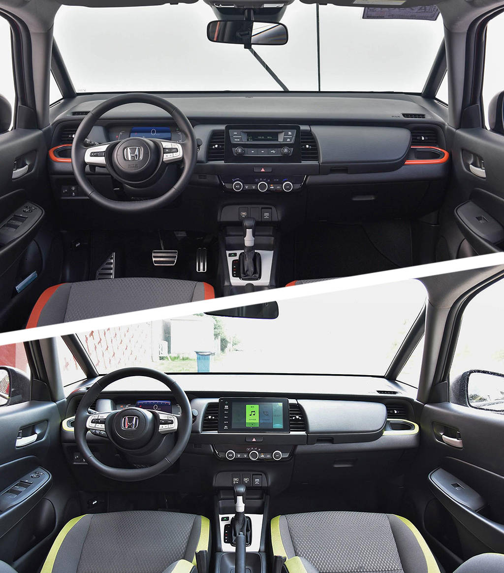 内饰方面,第四代飞度在潮流感,精致感和上一代车型相比可以说上了一个