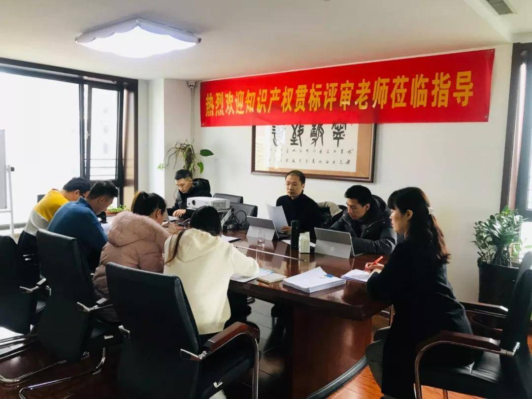 热烈欢迎知识产权贯标评审老师莅临指导我公司贯标评审工作!