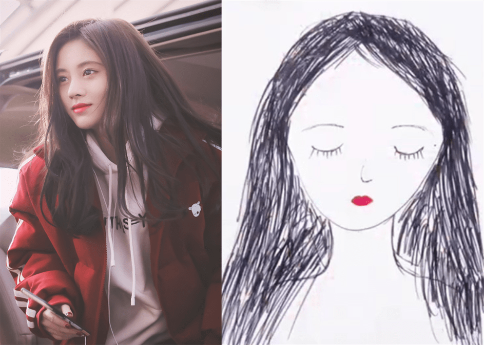 女星的画工张予曦唐艺昕高水准看到赵小棠灵魂画手