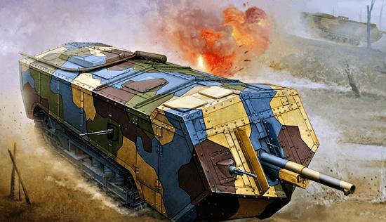 自行火炮的始祖 名噪一时的"圣沙蒙"坦克 为何不被军方大量装备_突击