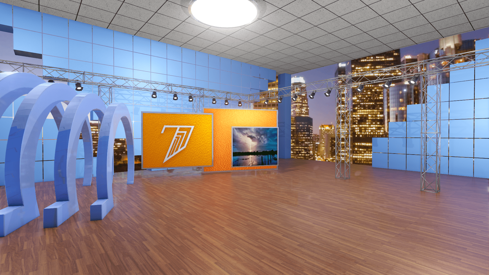 七维科技虚拟演播室场景剪辑