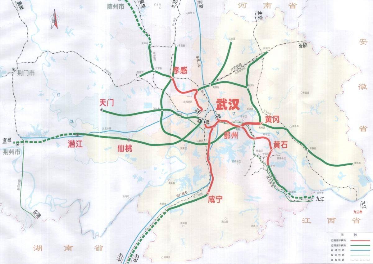 武汉江夏城际铁路图片