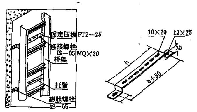 电缆桥架支架和托臂