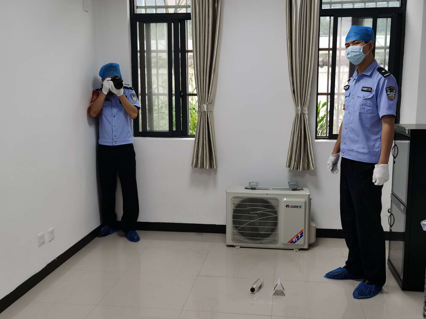 怀铁公安咸丰站派出所开展现场勘查模拟演练