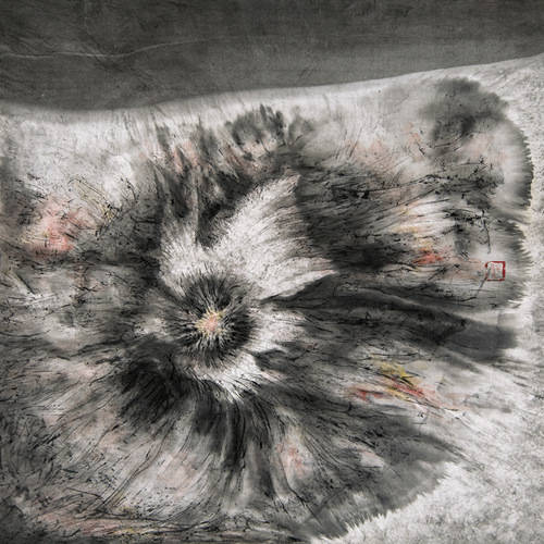 2 纸本水墨67cmx67cm 2019魏文凯,资深画家,先后毕业于齐齐哈尔教育