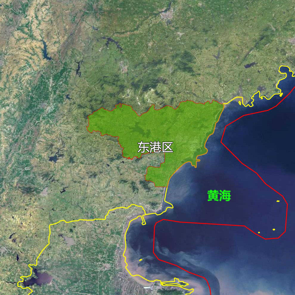 6张地形图,快速了解山东省日照各市辖区县