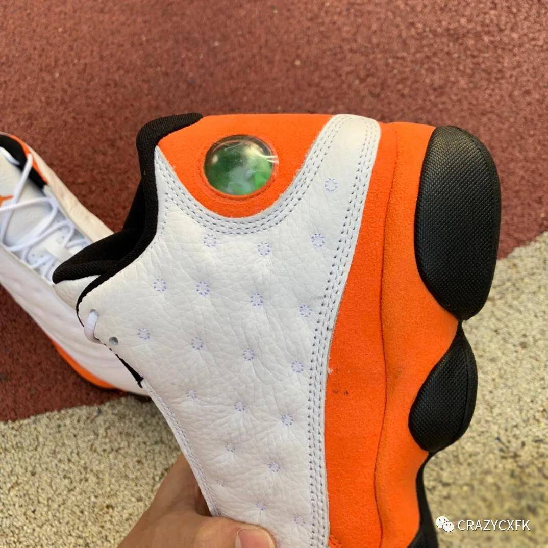 乔丹airjordan13starfish白橙aj13纯原球鞋