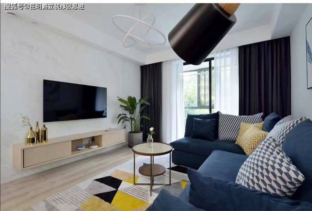 昆明鹤立装修之75平小户型装修完毕