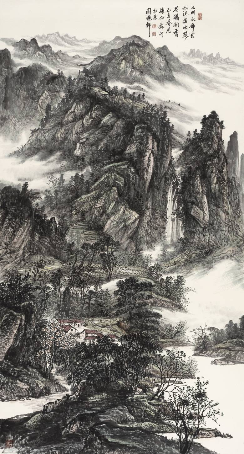 张仕森:汲古出新,正大气象_山水画