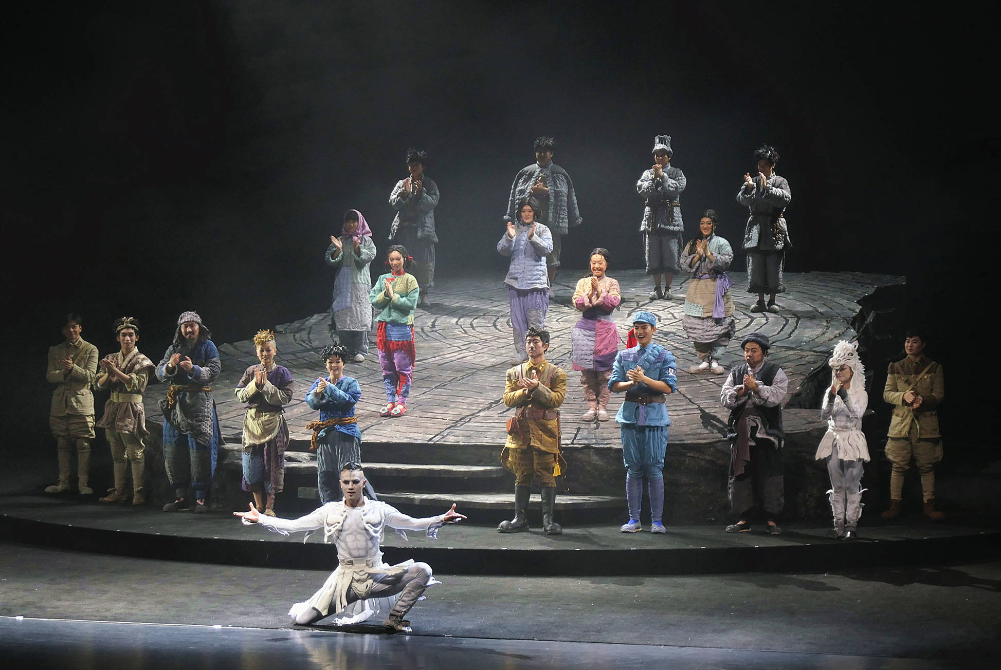 纪念反法西斯战争胜利75周年 西安原创儿童剧《火印》首演