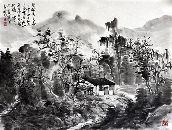 画家李国良山水画欣赏