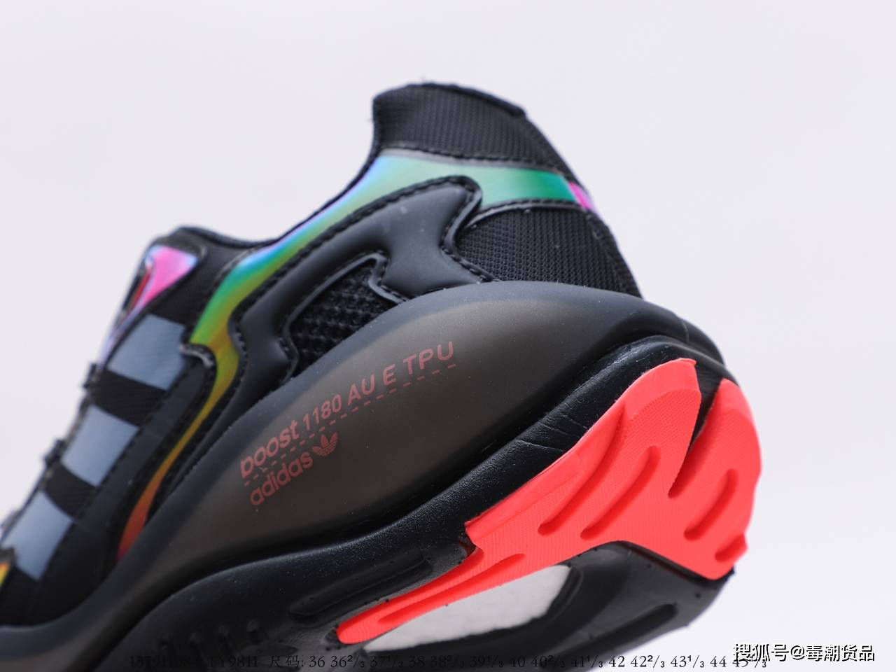 阿迪达斯originals zx 1180 boost 3m黑彩配色_adidas