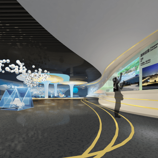 山水工装公司丨苏州工业园区物流园展销展厅设计