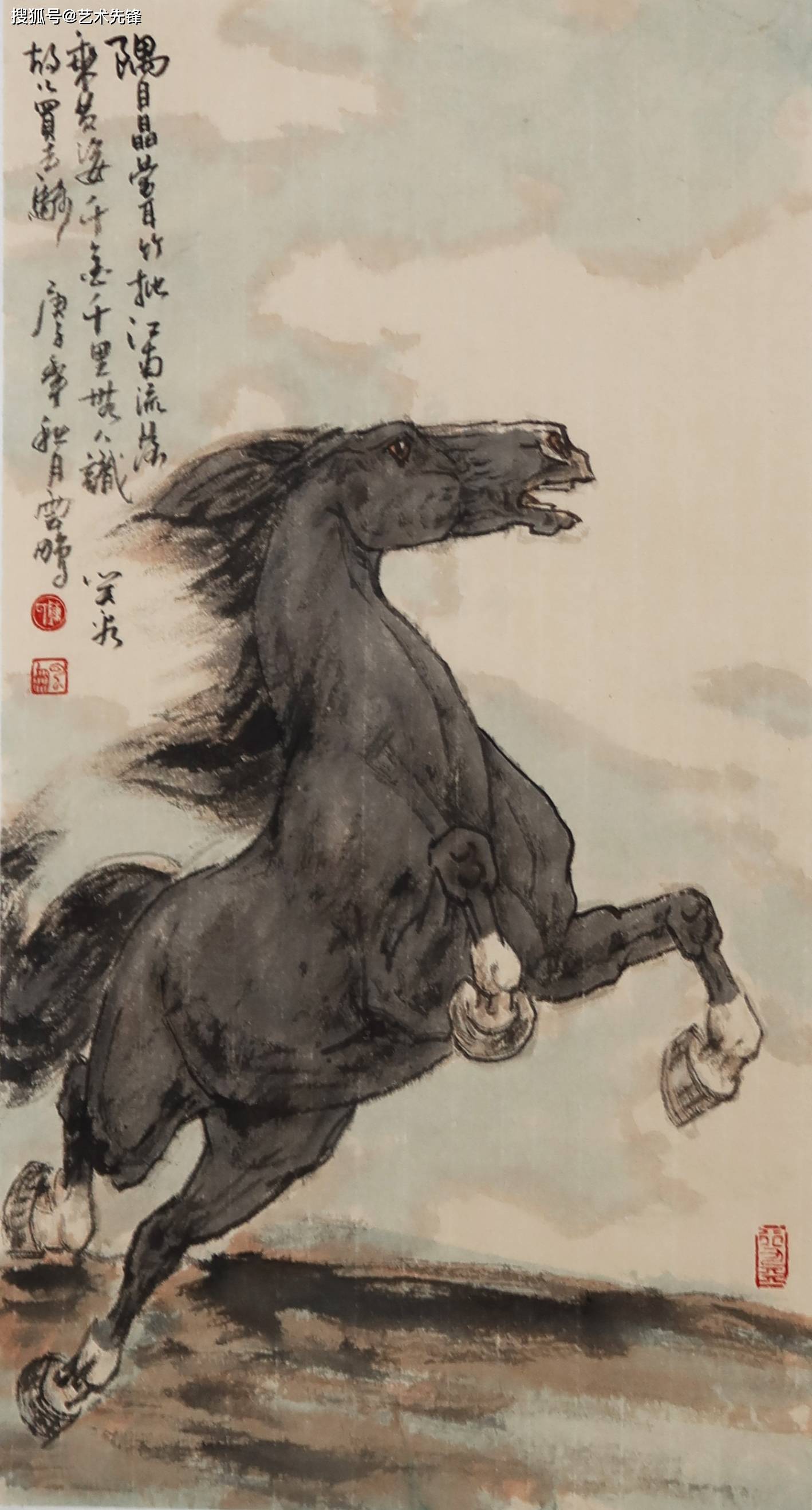 传世名作《燕云十八骑》 陈云鹏作品_手机搜狐网