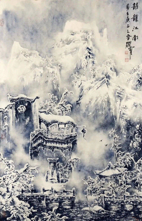 画家罗霄冰雪作品欣赏