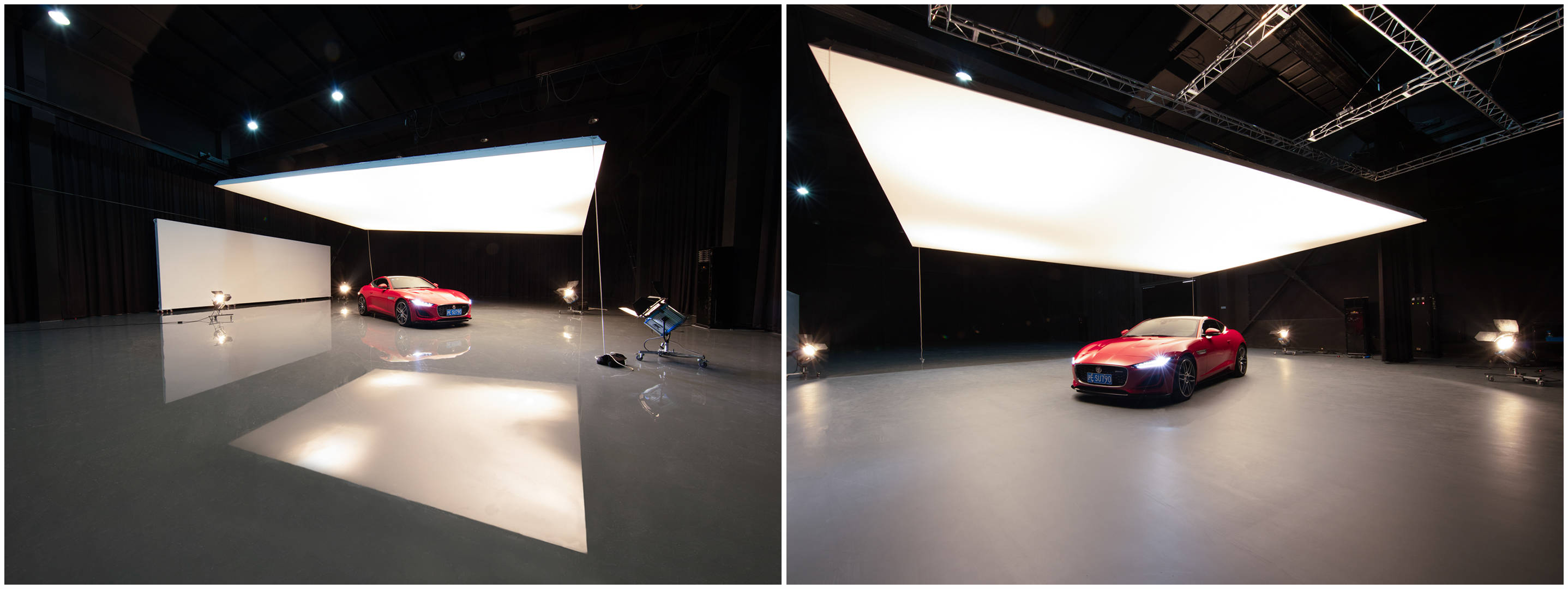 同时在北京,上海,广州三地都拥有超大规模的广告级专业摄影棚,而