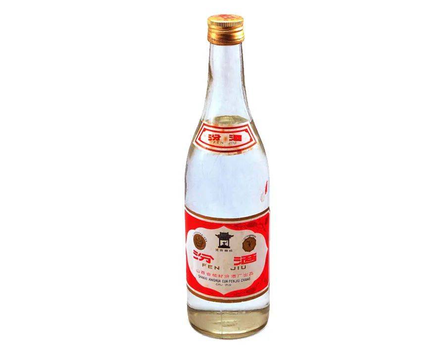 1986年古井亭牌玻璃瓶汾酒(小蓋汾酒),估值3500元左右.