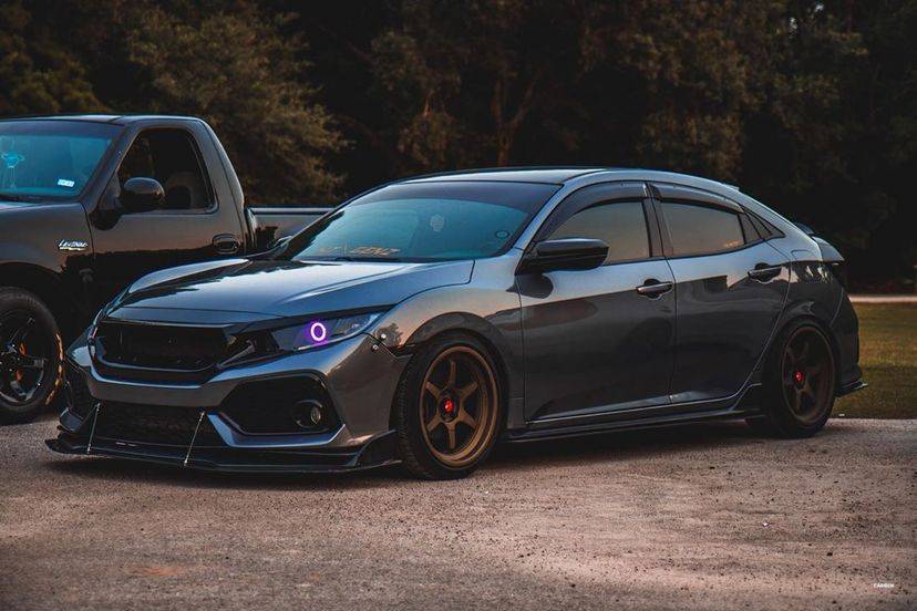 案例|两厢思域竞技风改装,进入竞技状态才是他的主场!