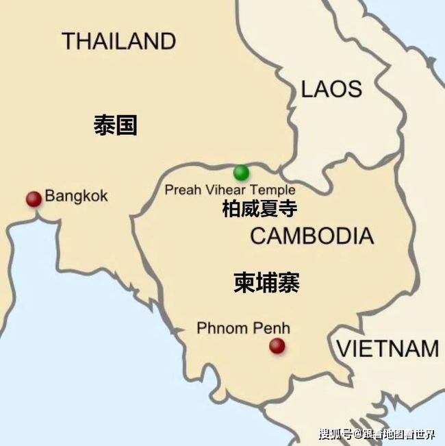 泰国地图位置世界地图图片