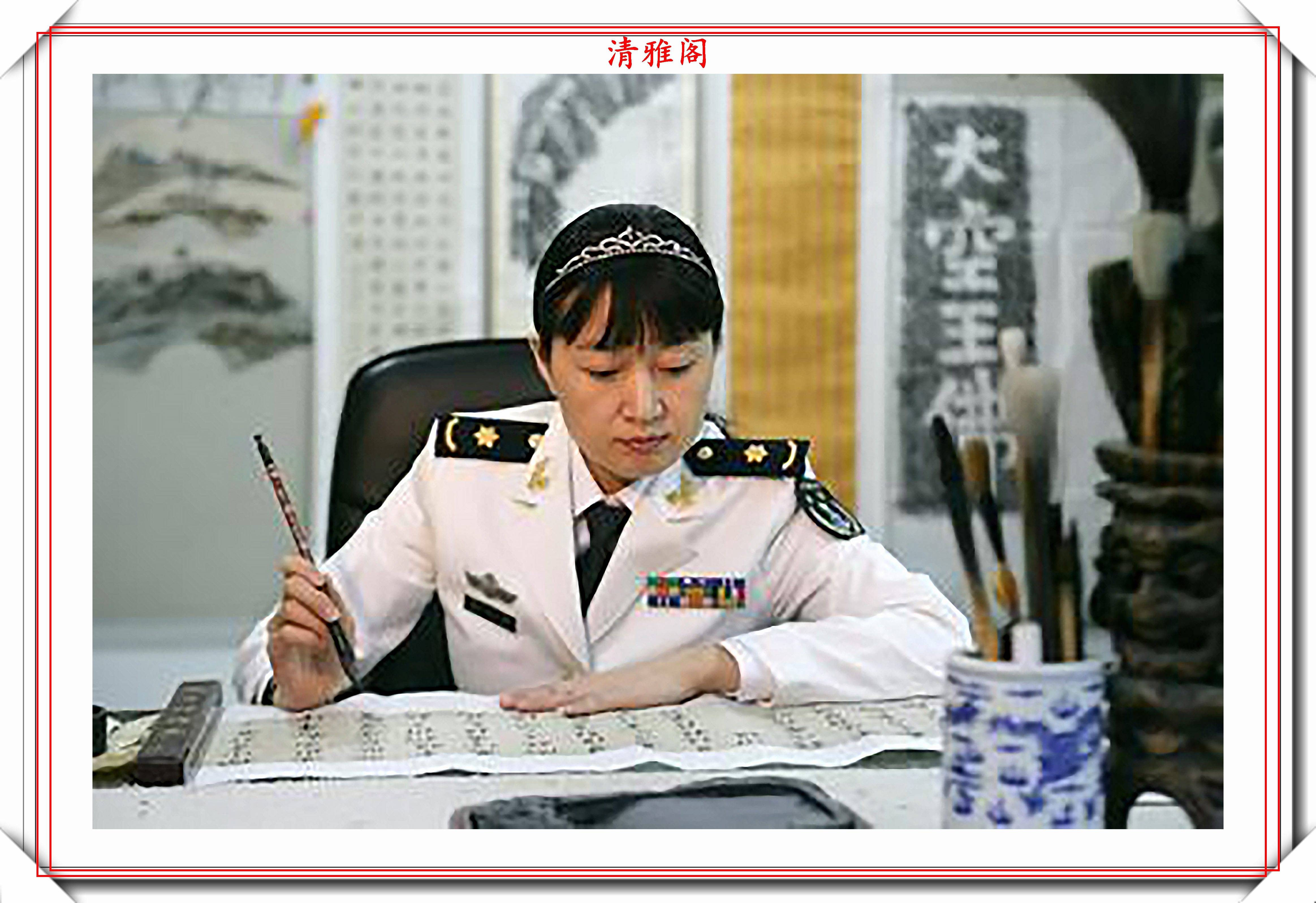 才女沈一丹精品行书欣赏,书法比肩大家,网友:文武双全的奇女子