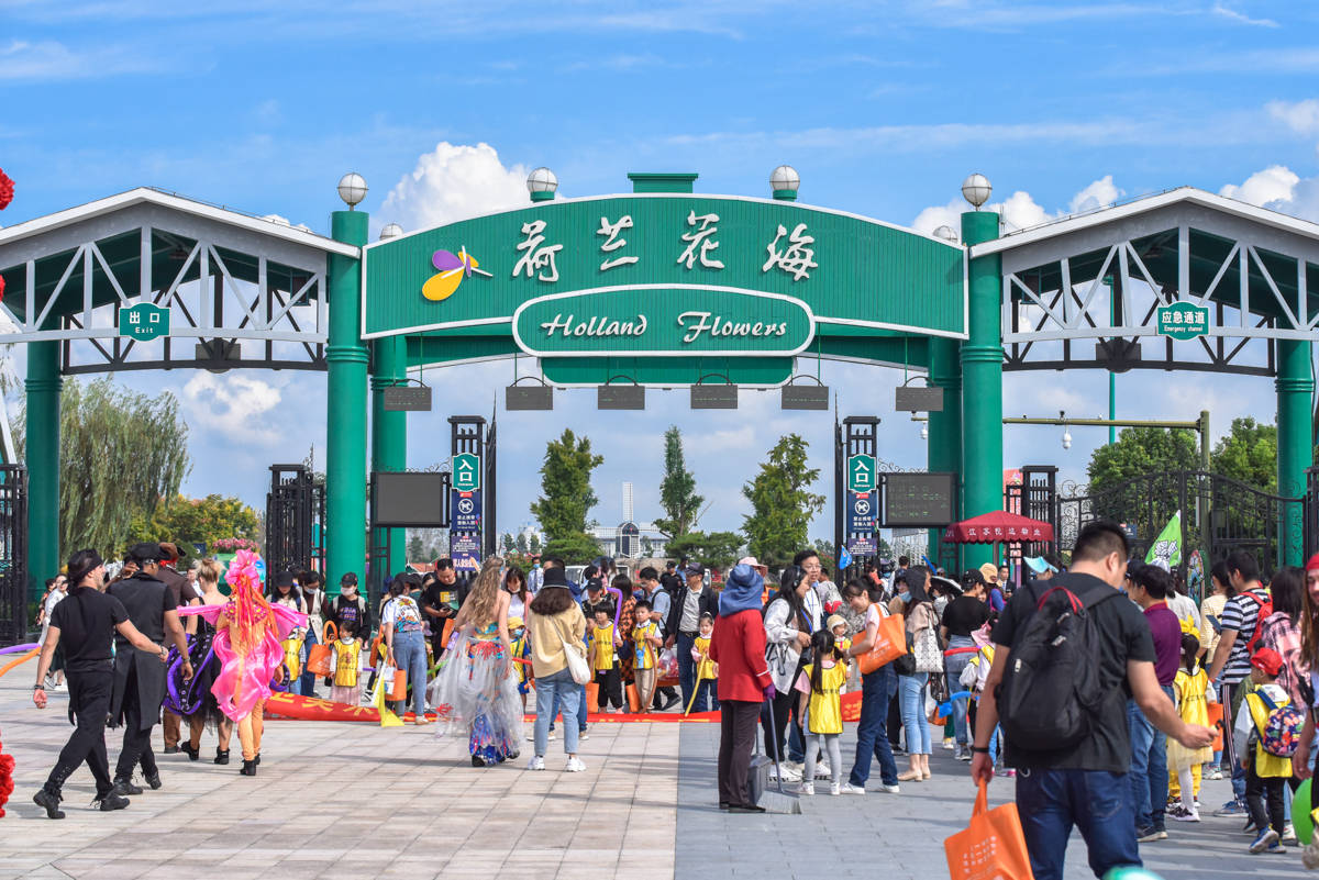 当麋鹿故乡遇见荷兰花海全国最大郁金香花海国庆度假好去处