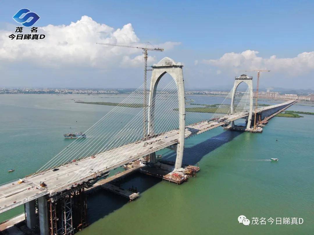 水东湾跨海大桥全线合龙倒计时来看看最新靓照