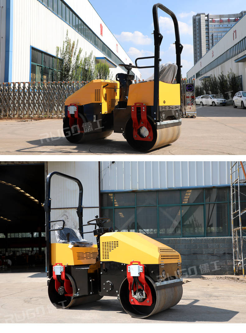 小型实用用途多,这款全液压双钢轮压路机称为了路面压实工程的"主力"