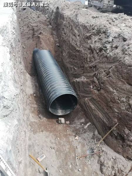 原创在山西地区太原钢带波纹管被广泛用于排水管道口径大安装方便寿命