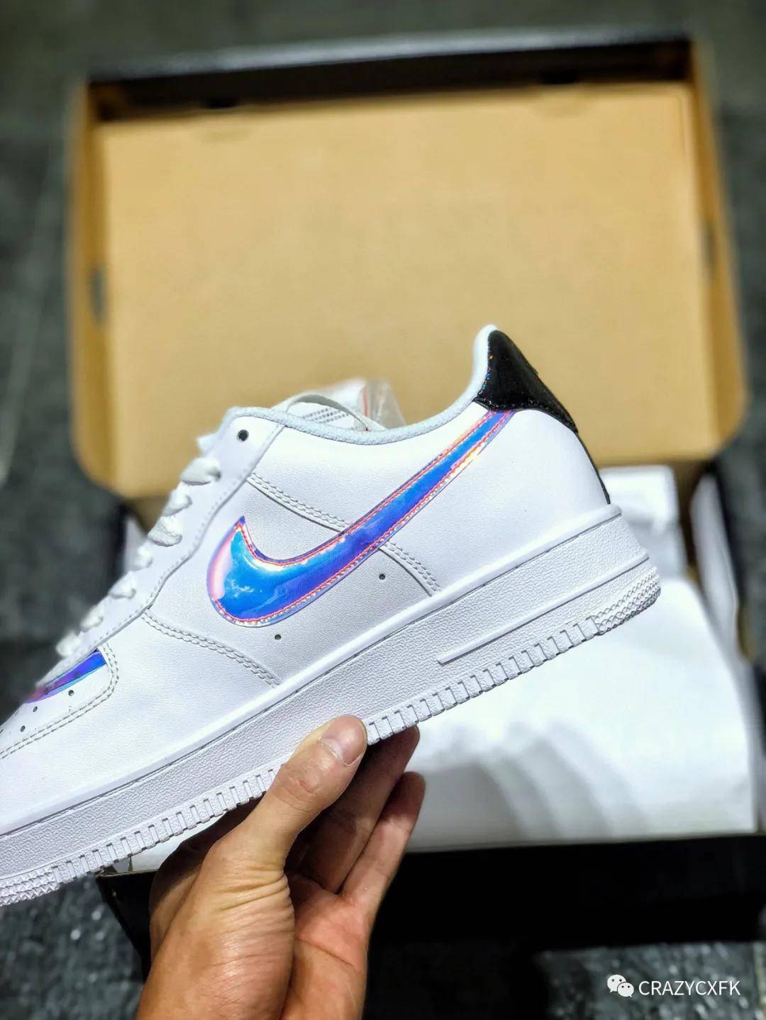 nike air force 1 good game lol 英雄联盟 s10 限定 耐克白炫彩镭射