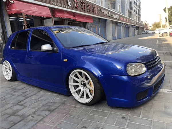 自动升降模式李洋分享高尔夫4改装airbft气动避震低趴案例