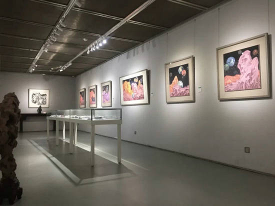 “云出翠岫·岳增光山水画作品展”在北京杏坛美术馆举行