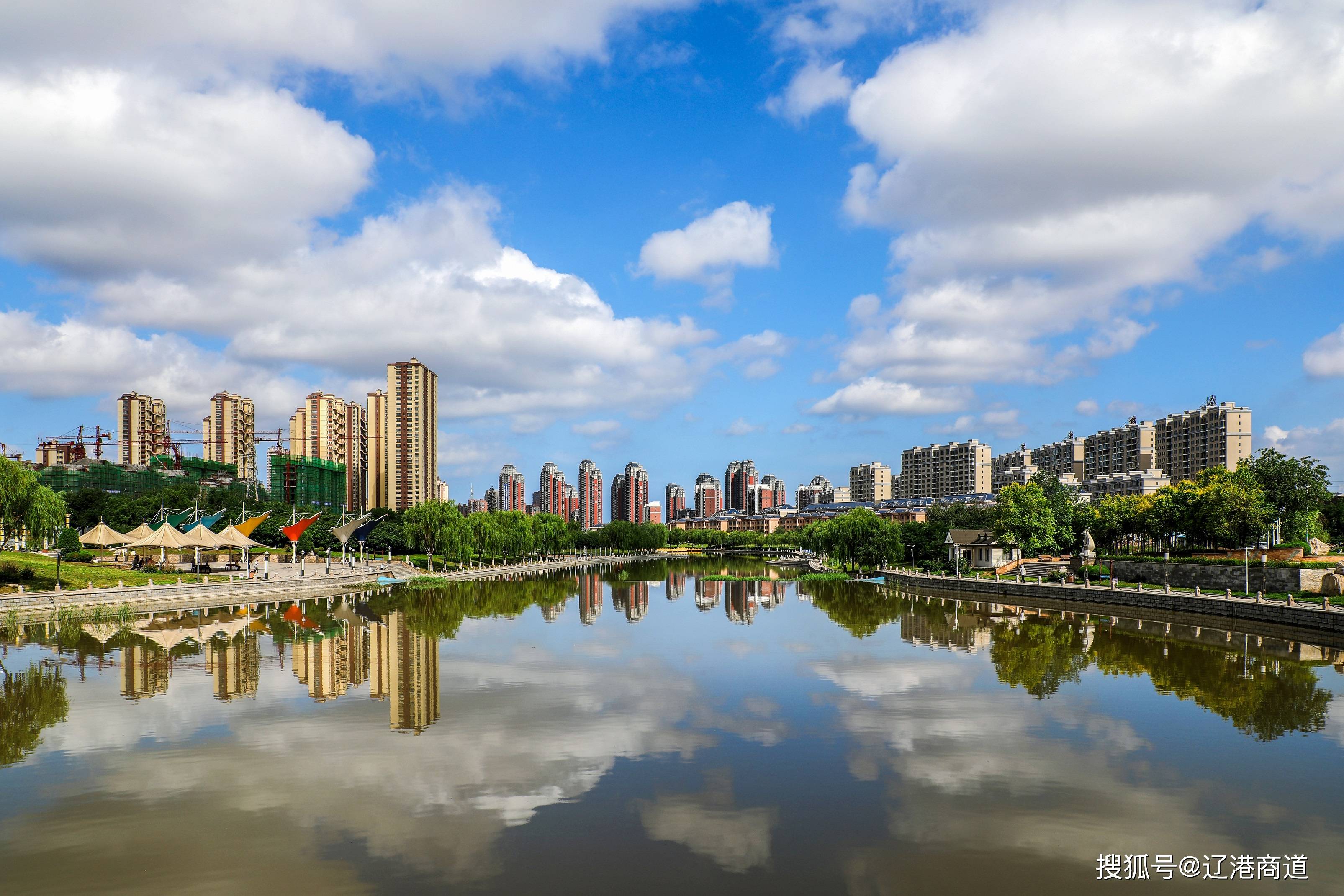 鲅鱼圈城市实景图图片