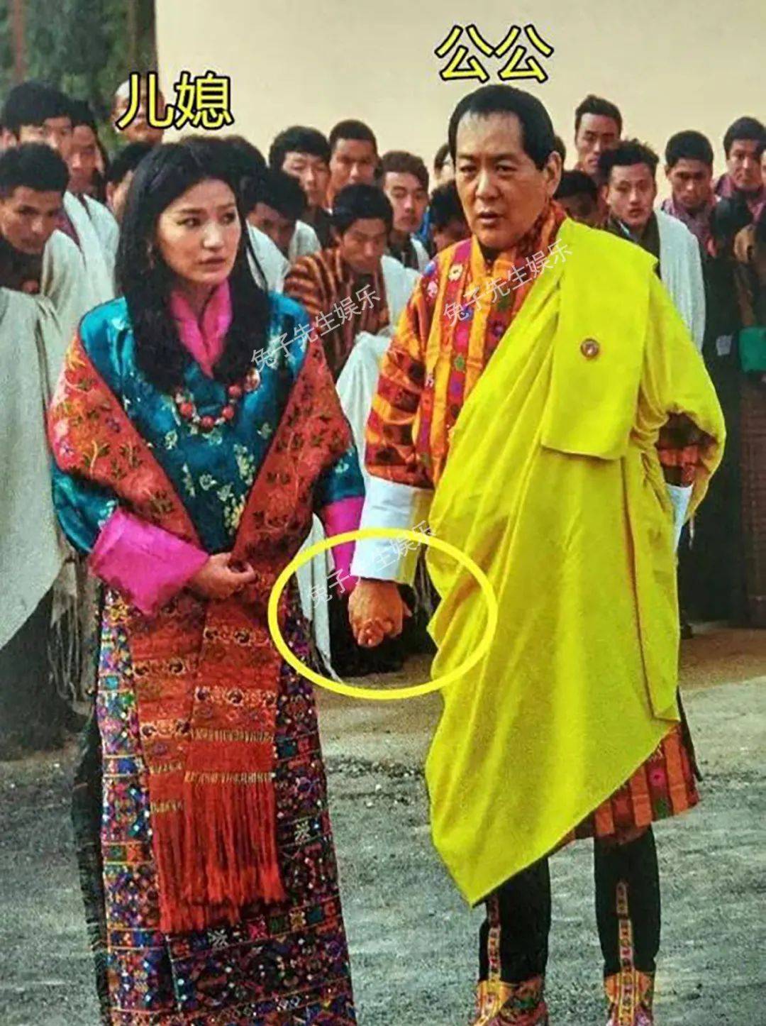 不丹王后吉增·佩玛在21岁时嫁进廷布王宫,她和旺楚克国王已经共同