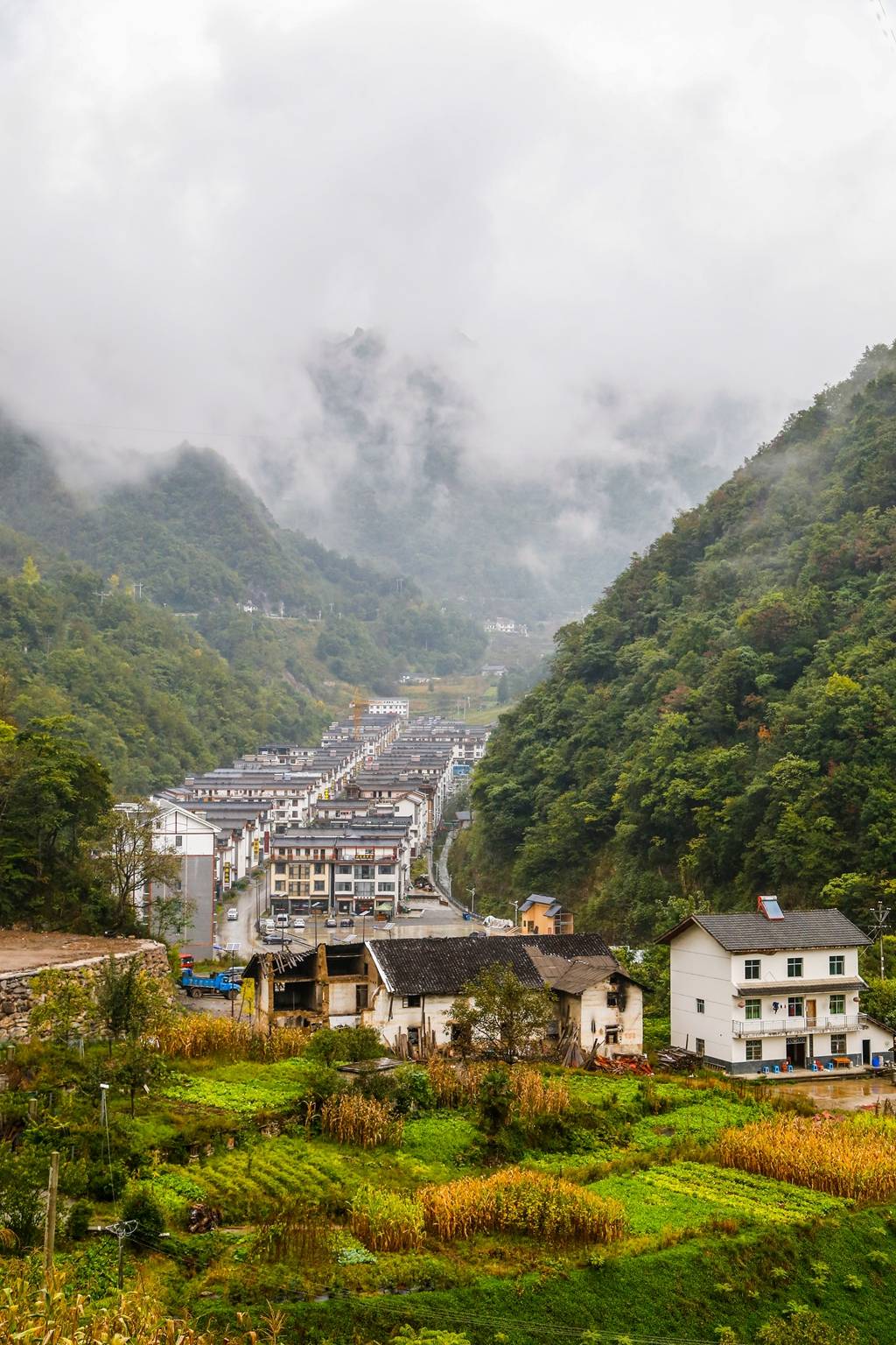 神农架鱼木镇的青天村