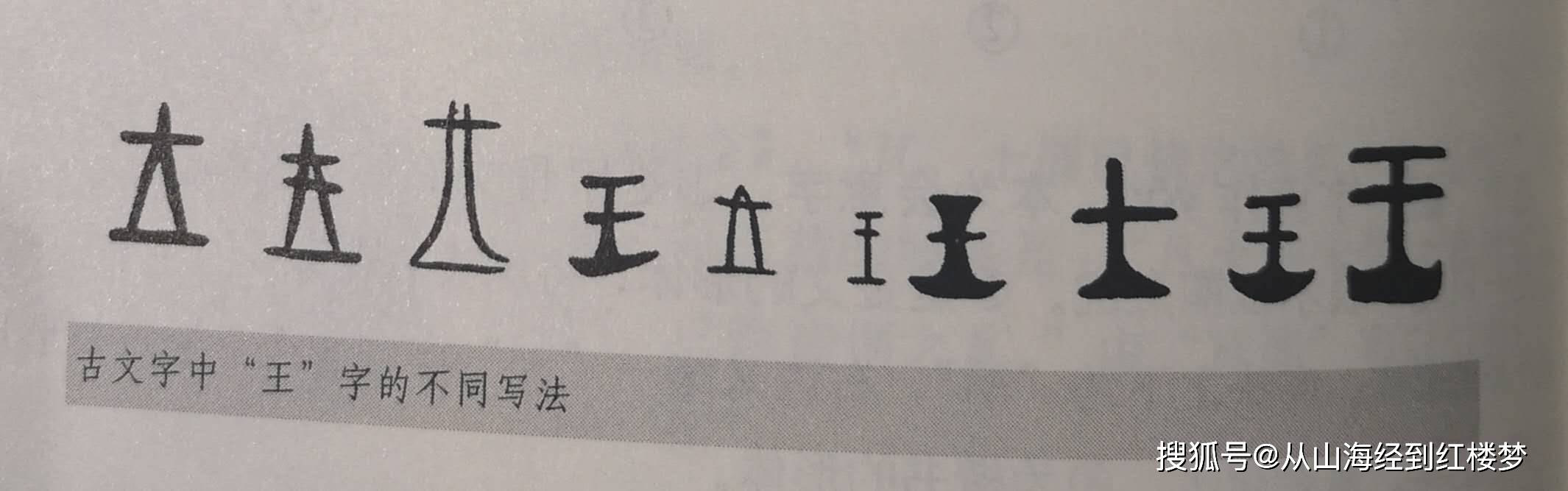 王字甲骨文 楷书图片