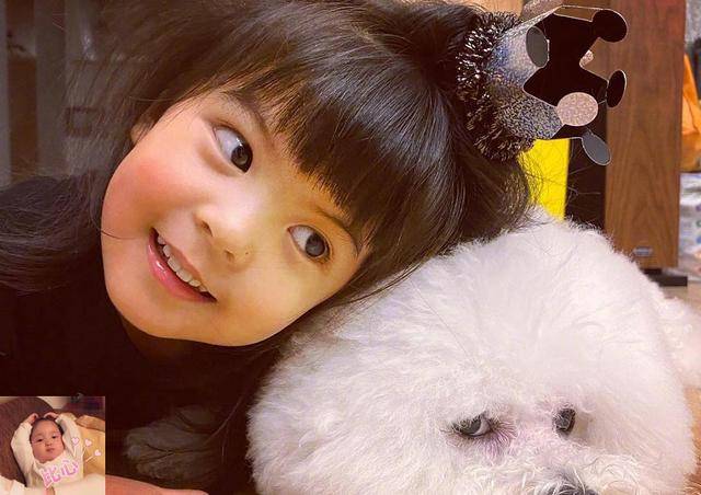 有种姐妹情叫贾静雯的女儿波妞永远被咘咘小手护着太暖了