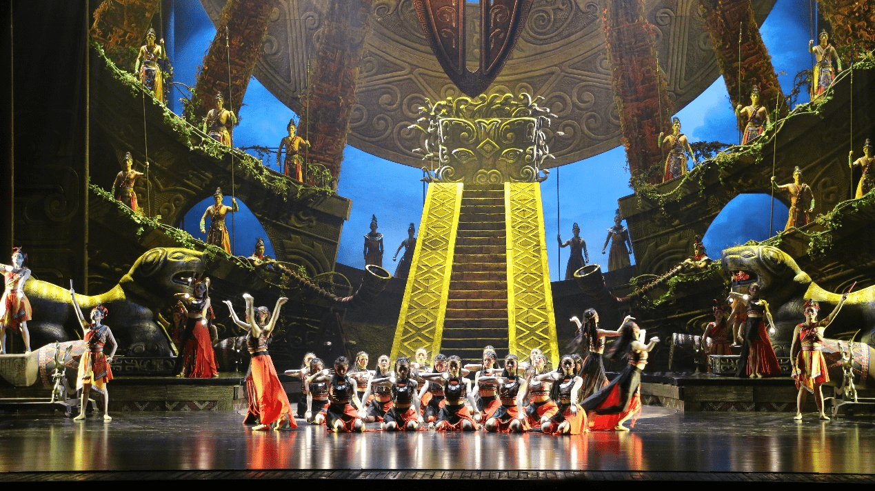 巴山大峡谷梦回巴国情景剧正式上演,浓情金秋请君来看_手机搜狐网