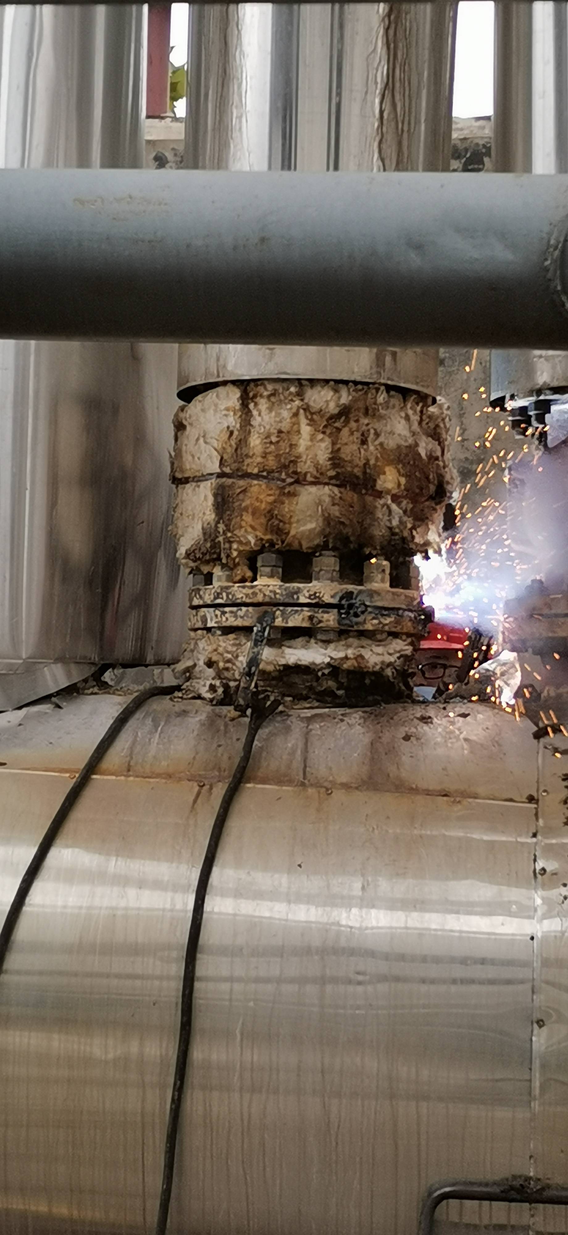 蒸汽法兰泄漏在线治理