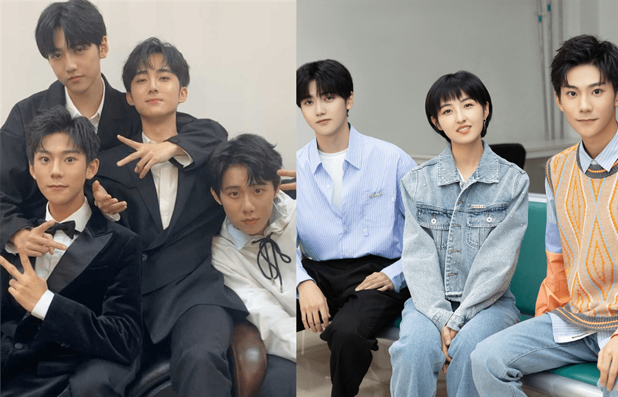 刘家祎还和张子枫一起合影了,只可惜少了周奇.