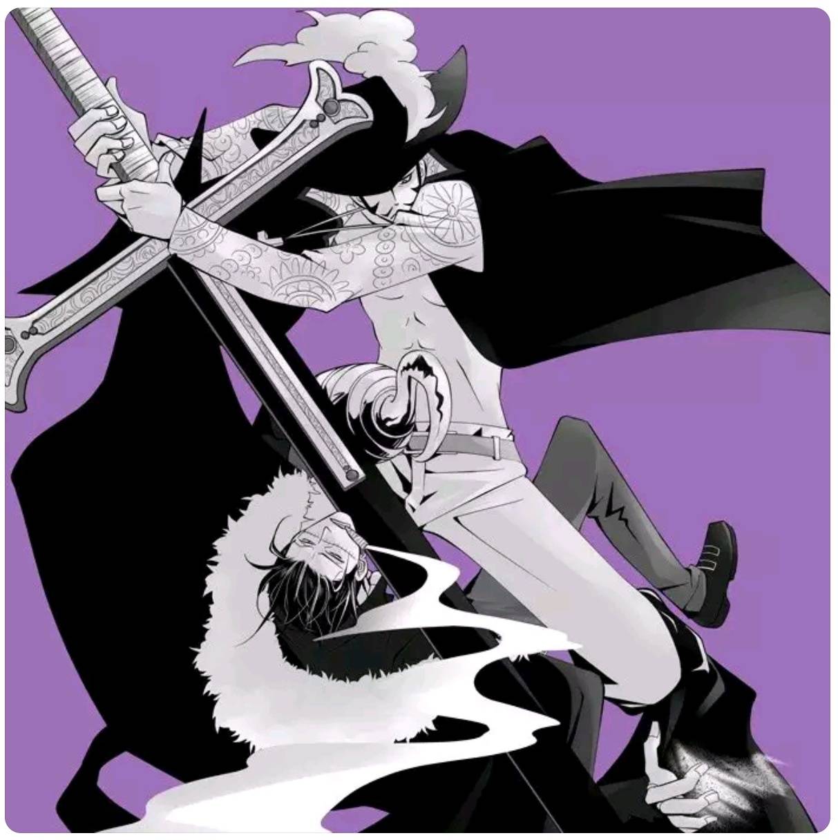 原创海贼王王下七武海vs皇下七武海前者能够在后者的手里撑多久