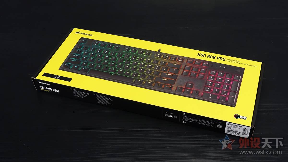 美商海盗船k60rgbprok60pro游戏键盘评测