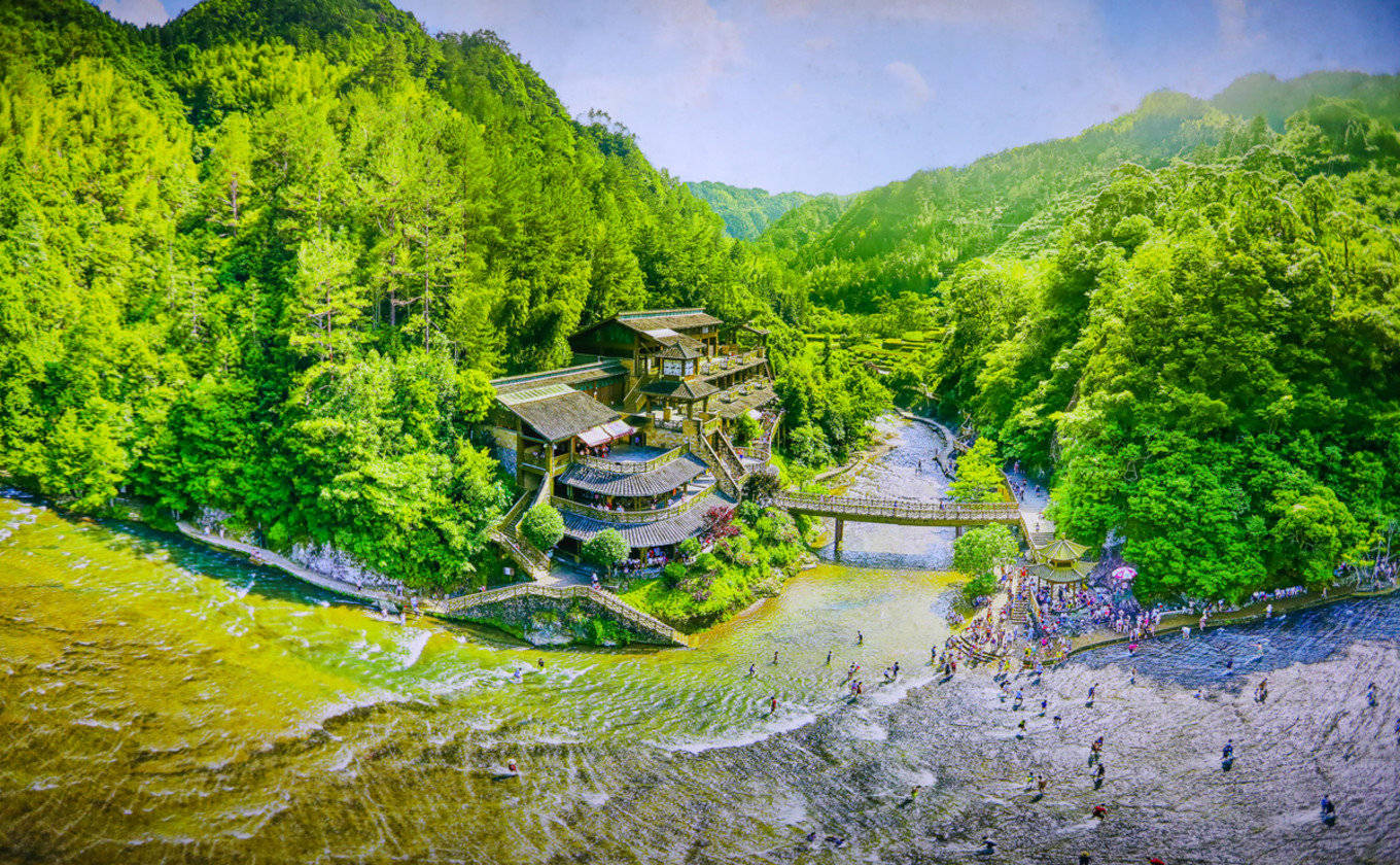 原创衢宁铁路通车乘火车去宁德观山赏水九龙漈瀑布白水洋鸳鸯溪