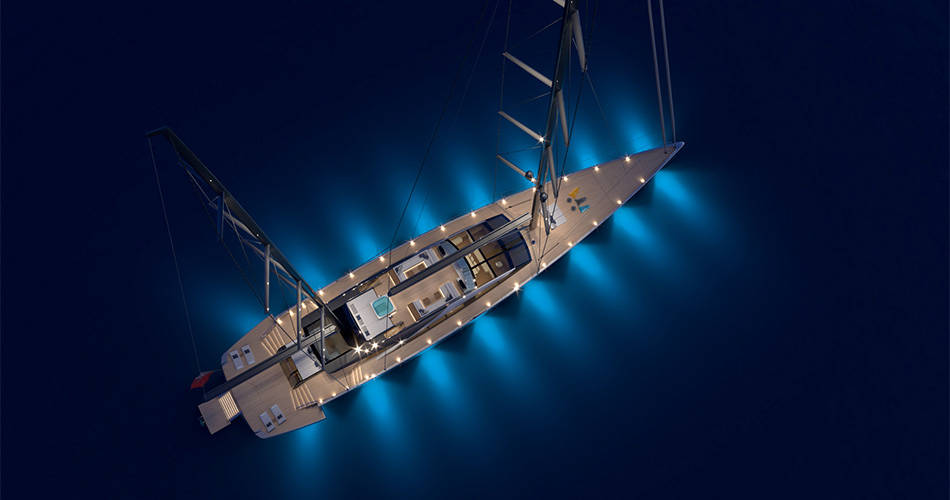 科幻,奢华!最新混合动力帆船游艇概念:project 175