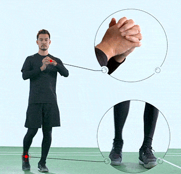 手腕脚腕环绕热身大法天气转凉,运动前热身运动要做充足,增加局部和