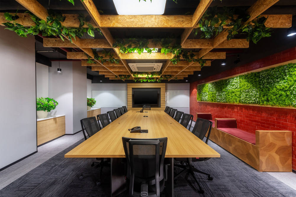 办公楼设计充满活力的软件工程公司办公室装修效果图