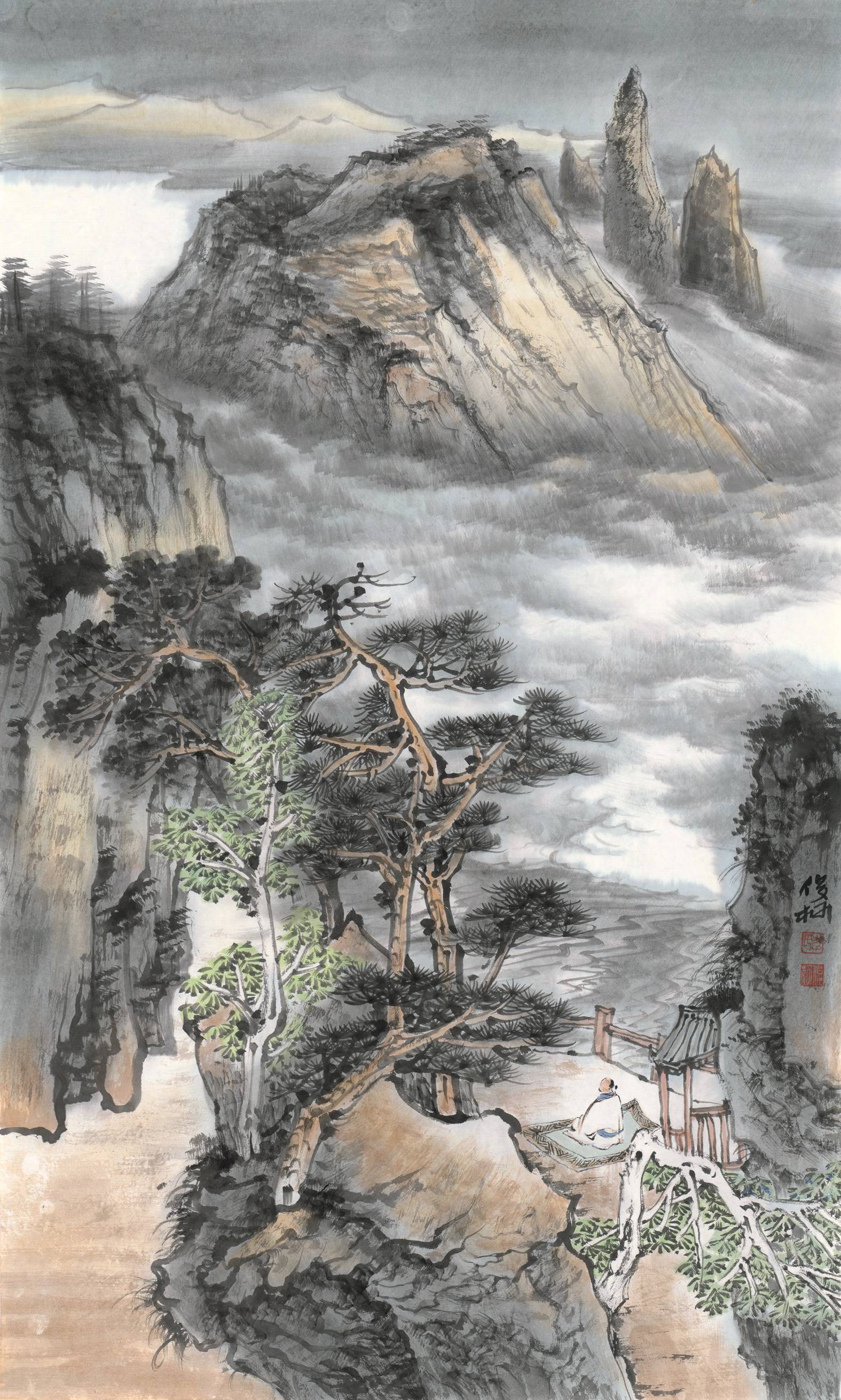 把山河移到画里来 | 李俊柯山水画-搜狐大视野-搜狐新闻