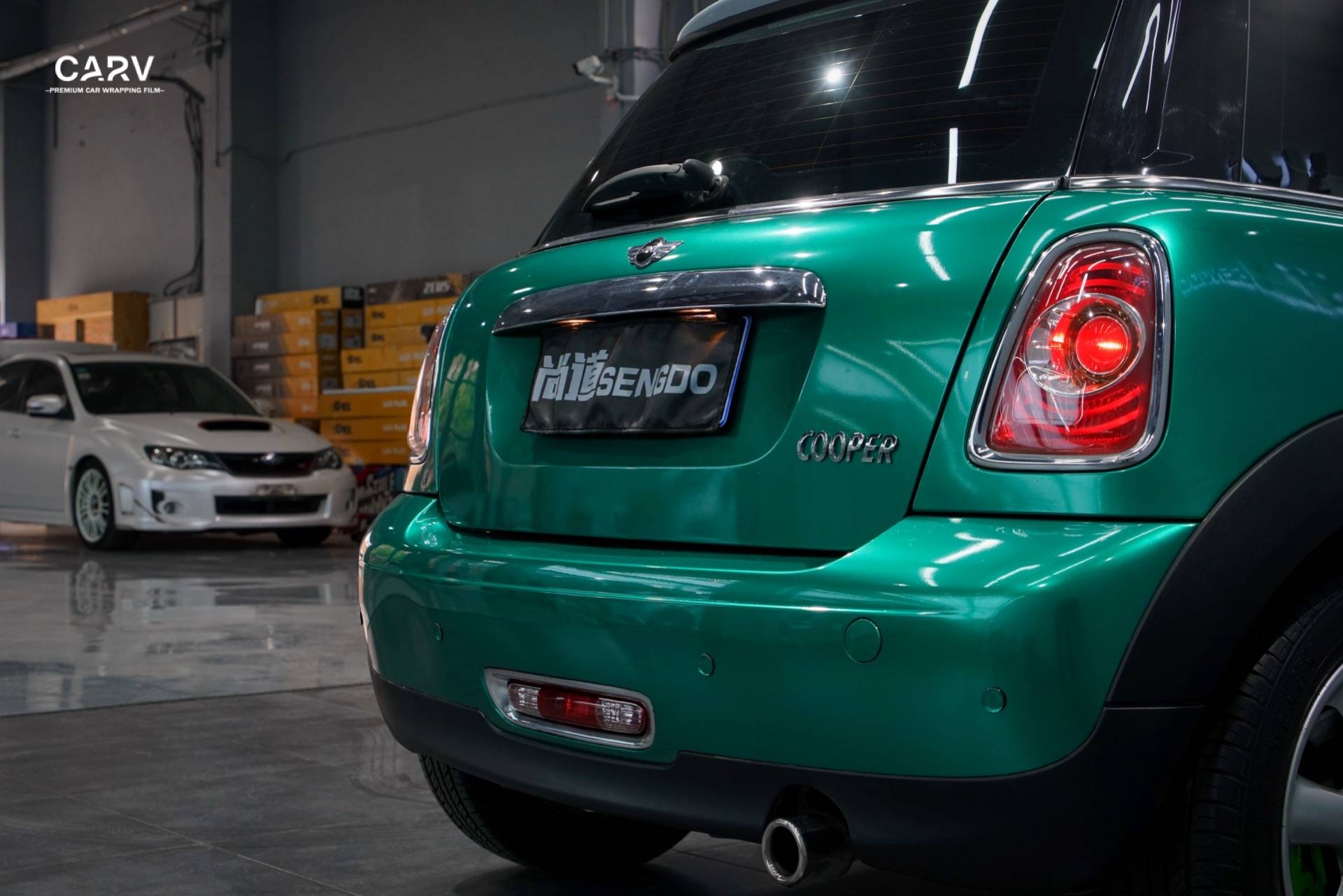 mini cooper 超亮金属祖母绿1809