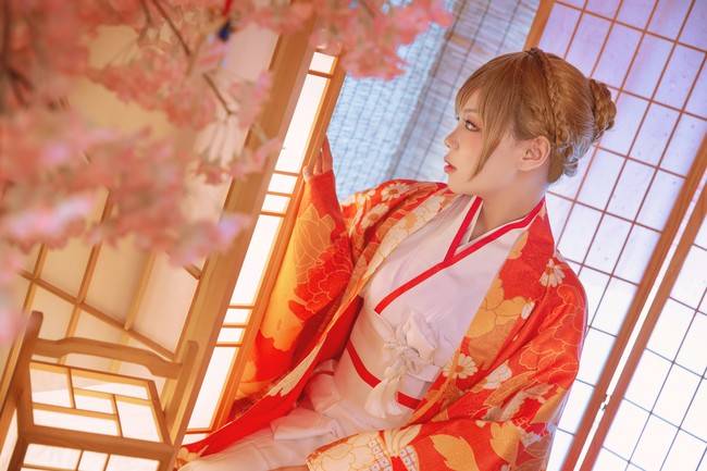 cos:元气少女缘结神,奈奈生花嫁_手机搜狐网